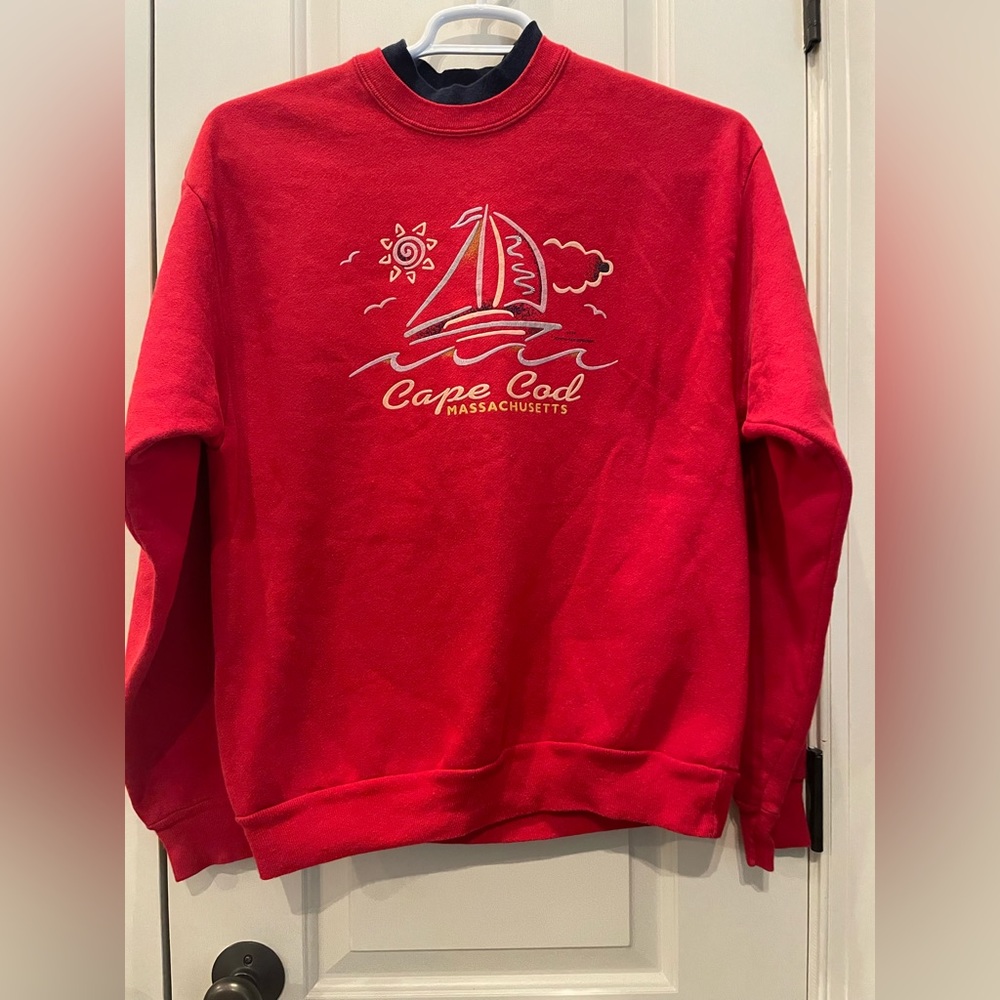 Vintage Cape Cod Mass. Crewneck sweatshirt size Large